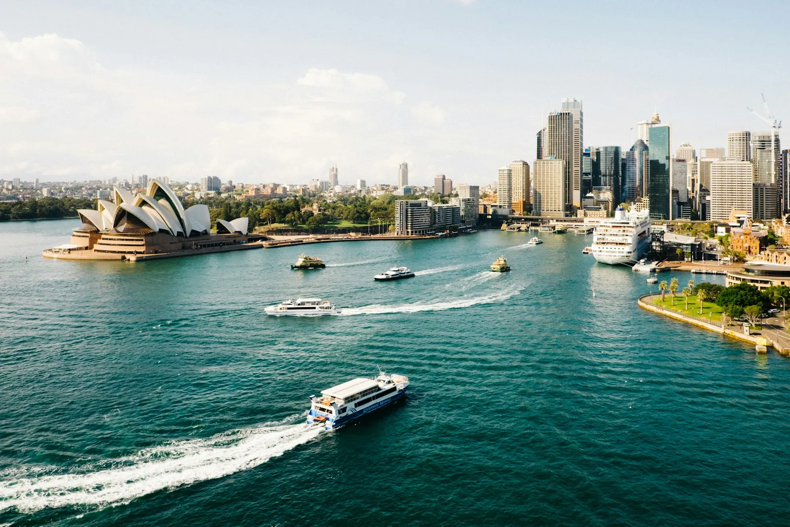 Sydney Harbour at blue hour